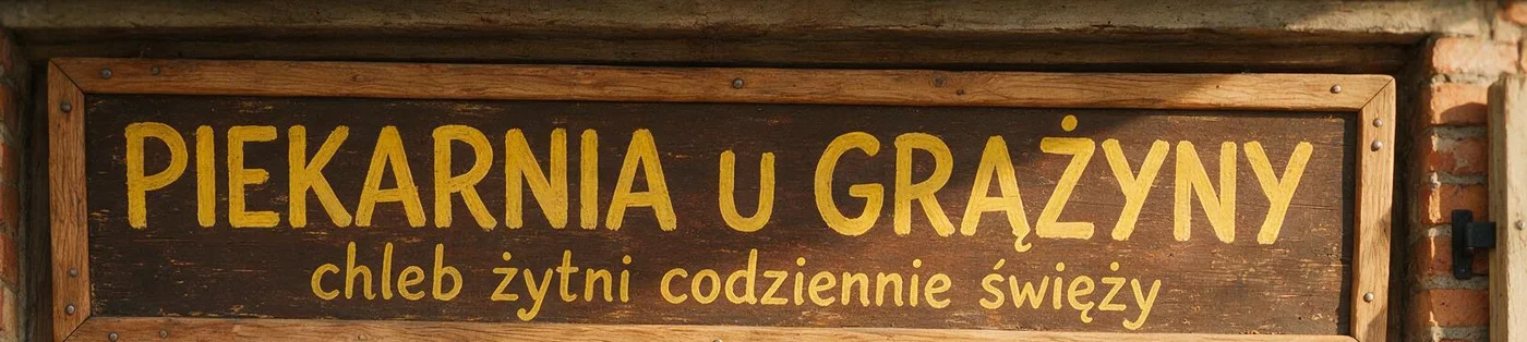 Seedream bakery board with stray diacritics